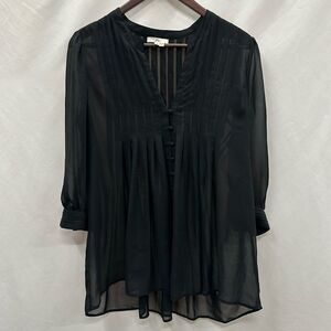 Womens Joie transparent blouse sz S